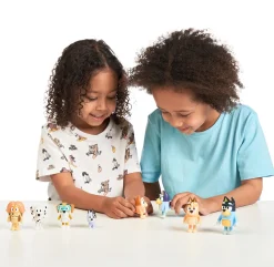 Legetøjsfigurer-Bluey Figursæt Familie & Venner 8-pak