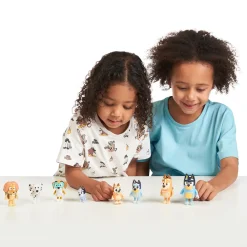 Legetøjsfigurer-Bluey Figursæt Familie & Venner 8-pak