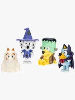Legetøjsfigurer-Bluey Figursæt Halloween 4-pak Flerfarvet