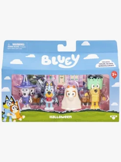 Legetøjsfigurer-Bluey Figursæt Halloween 4-pak Flerfarvet