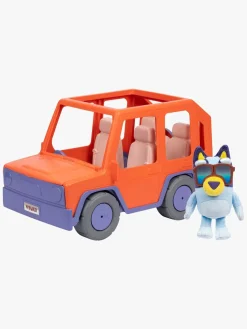 Legetøjsfigurer-Bluey Heeler Bil med Bamse