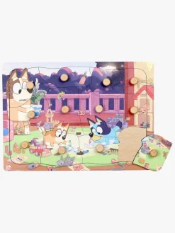 Spil & Puslespil-Bluey Knoppuslespil 12 Brikker