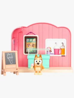 Legetøjsfigurer-Bluey Legesæt Iskiosk med Figur