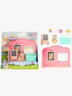Legetøjsfigurer-Bluey Legesæt Iskiosk med Figur