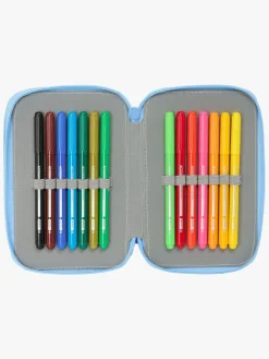 Kreativt Legetøj-Bluey Penalhus med 3 Rum Let's Play Blå