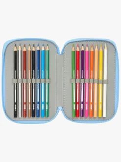 Kreativt Legetøj-Bluey Penalhus med 3 Rum Let's Play Blå