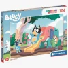 Spil & Puslespil-Bluey Puslespil 104 Brikker