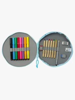 Kreativt Legetøj-Bluey Rund Penalhus, Lyseblå