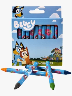 Kreativt Legetøj-Bluey Skrivesæt med Farvekridt & Penalhus