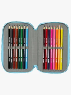 Kreativt Legetøj-Bluey Tredelt Penalhus, Blå Blå