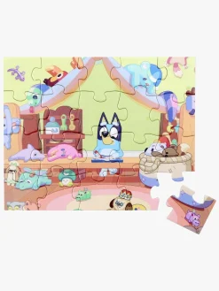 Spil & Puslespil-Bluey Træpuslespil 20 Brikker