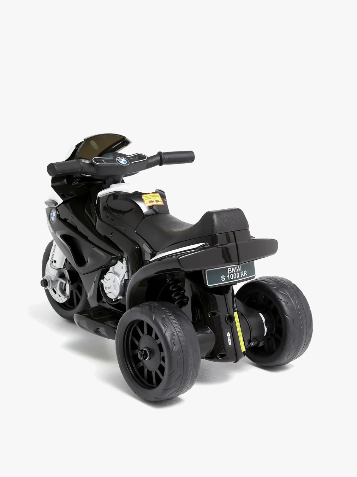 Elbiler & -Køretøjer-BMW S1000RR Elmotorcykel, Sort Sort/Hvid