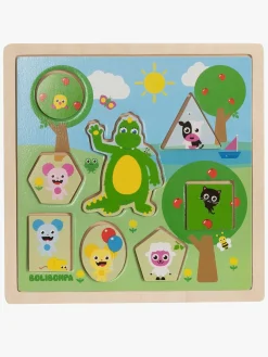 Spil & Puslespil-Teddykompaniet Bolibompa Puslespil 2-in-1 Sommer & Vinter 2x8 Brikker