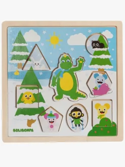 Spil & Puslespil-Teddykompaniet Bolibompa Puslespil 2-in-1 Sommer & Vinter 2x8 Brikker