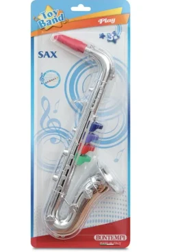 Musikinstrumenter-Bontempi Sølvfarvet Saxofon