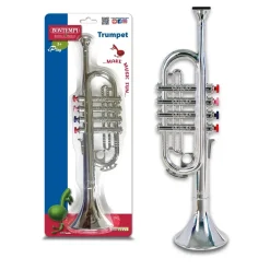 Musikinstrumenter-Bontempi Sølvfarvet Trompet