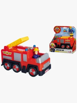 Legetøjsbiler & -Fartøjer-BrandmanSam2 Brandbil Jupiter & Figur Brandmand Sam