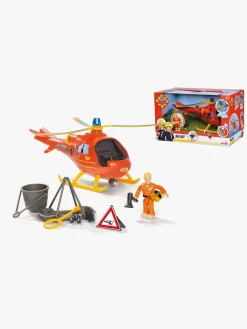 Legetøjsbiler & -Fartøjer-BrandmanSam2 Brandmand Sam Helikopter med Figur Wallaby