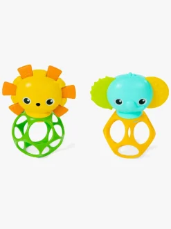 Babylegetøj-BrightStarts Bright Starts Oball Bidelegetøj 2-Pak