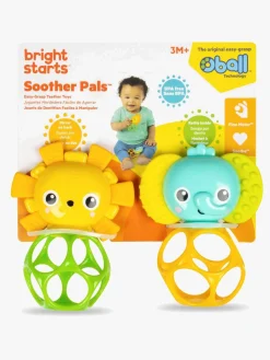 Babylegetøj-BrightStarts Bright Starts Oball Bidelegetøj 2-Pak