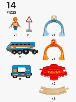 Togbaner & Legeborde-Brio 33974 Action Tunnel Circle Set (Smart Tech Sound)