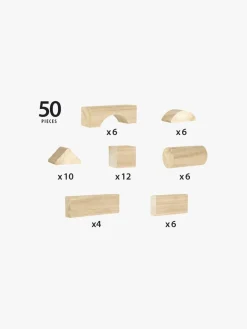 Trælegetøj|Babylegetøj-Brio 30113 Byggeklodser 50 stk