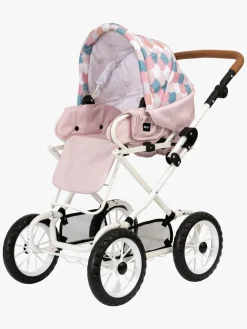 Dukker & Bamser-Brio 24891375 Dukkevogn Kombi, Lyserød