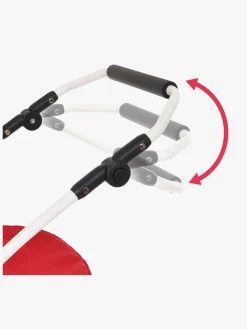 Dukker & Bamser-Brio 24900000 Dukkevogn Spin, Rød