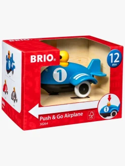 Legetøjsbiler & -Fartøjer-Brio 30264 Push & Go Airplane