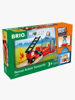Togbaner & Legeborde-Brio 33976 Rescue Action Tunnel-set, Smart Tech Sound