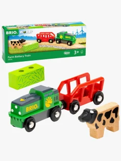 Togbaner & Legeborde-Brio 36018 World Farm Batteri Traktor