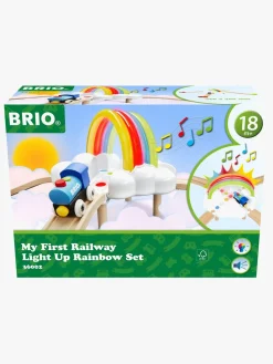Togbaner & Legeborde-Brio Min Första Järnväg 36002 Light Up Rainbow Set Togbane