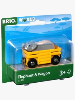Togbaner & Legeborde-Brio World 33969 Elefant Og Vogn