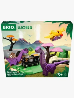 Togbaner & Legeborde-Brio World 36094 Eventyrssæt med Dinosaurer