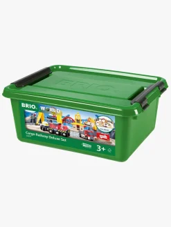 Togbaner & Legeborde-Brio World 33097 Fragt- og Jernbanesæt Deluxe