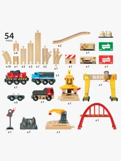 Togbaner & Legeborde-Brio World 33097 Fragt- og Jernbanesæt Deluxe