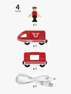 Togbaner & Legeborde-Brio World 33746 Genopladeligt Tog Med USB