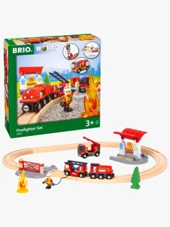 Togbaner & Legeborde-Brio World 33815 Togsæt Med Brandmandstema