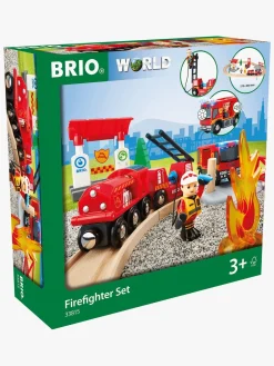 Togbaner & Legeborde-Brio World 33815 Togsæt Med Brandmandstema