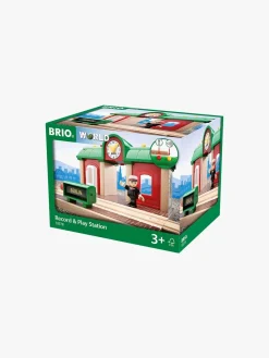 Togbaner & Legeborde-Brio World 33578 Togstation Med Optagefunktion