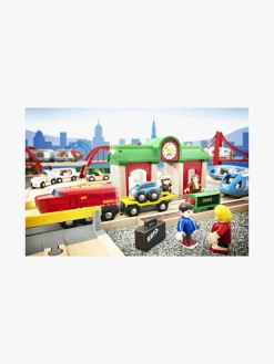 Togbaner & Legeborde-Brio World 33578 Togstation Med Optagefunktion
