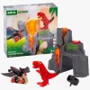Togbaner & Legeborde-Brio World 36092 Vulkanudbrud med Dinosaur