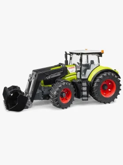 Legetøjsbiler & -Fartøjer-Bruder Claas Axion 950 Traktor m. Frontlæsser