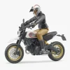Udelegetøj|Legetøjsbiler & -Fartøjer-Bruder Ducati Scrambler Desert Sled m. Fører