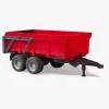 Legetøjsbiler & -Fartøjer-Bruder Fliegl Tippeanhænger, Rød