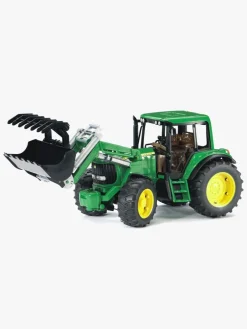 Legetøjsbiler & -Fartøjer-Bruder John Deere 6920 Traktor m. Frontlæsser