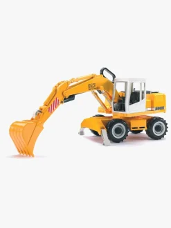 Legetøjsbiler & -Fartøjer-Bruder Liebherr Gravemaskine Gul