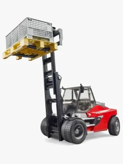 Legetøjsbiler & -Fartøjer-Bruder Linde HT160 Gaffeltruck med Palle