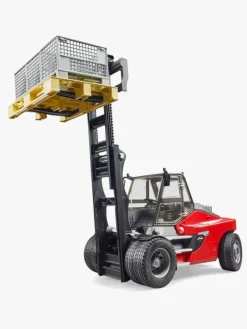 Legetøjsbiler & -Fartøjer-Bruder Linde HT160 Gaffeltruck med Palle