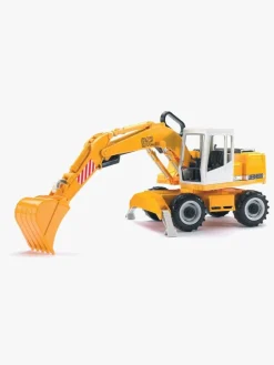 Legetøjsbiler & -Fartøjer-Bruder MAN TGA Construction Truck & Liebherr Gravemaskine